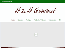 Tablet Screenshot of hhgourmet.com